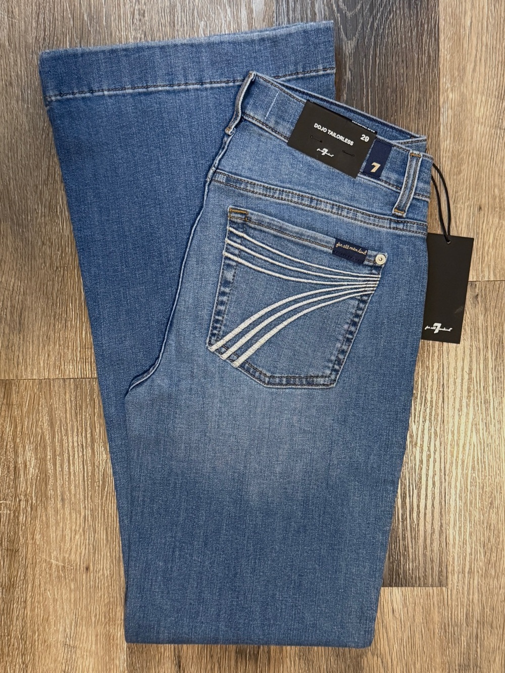 NWT 7 For All Mankind Tailorless Dojo Jeans 7FAMK